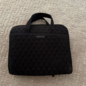 Wear Bradley Black Quilted travel toiletry Bag